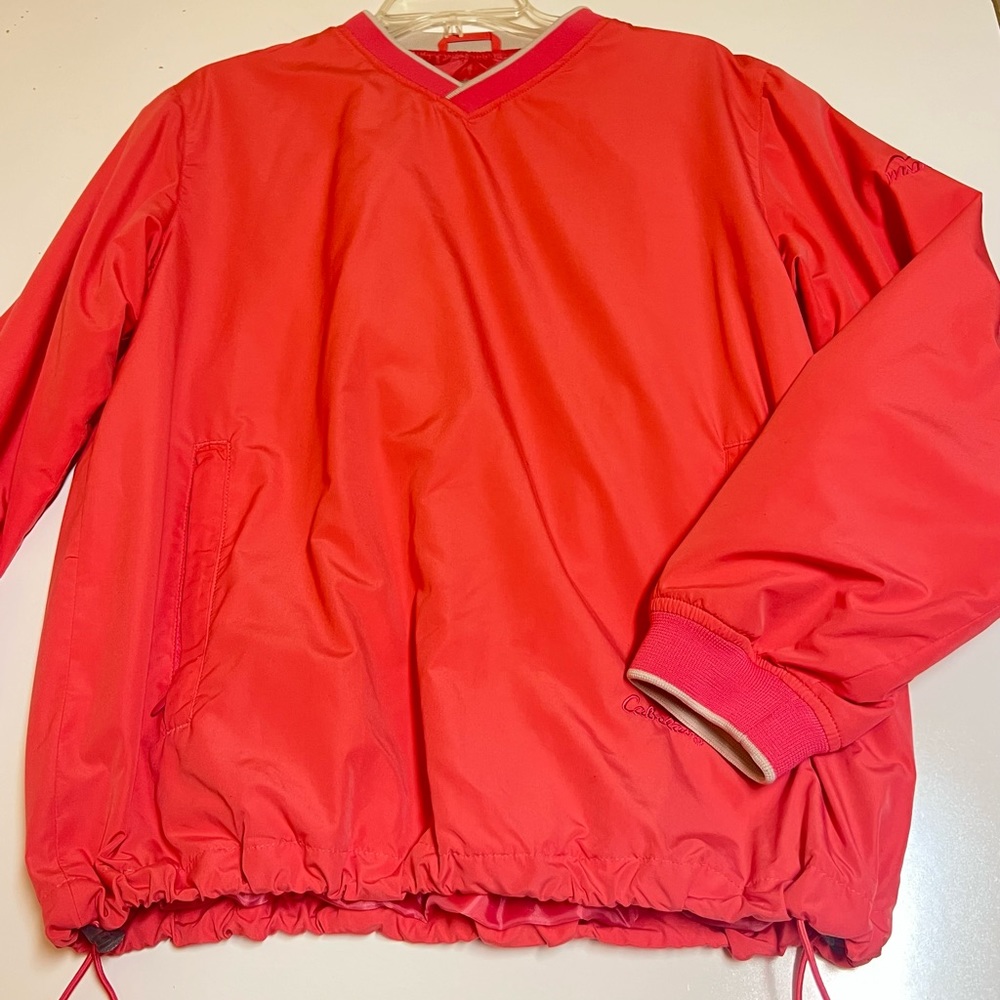 Women’s Cabela Windbreaker Jacket Medium Coral
